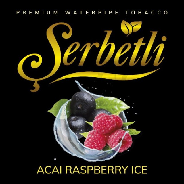 Тютюн Serbetli Ice Acai Raspberry (Асаї Малина Лід) 100гр