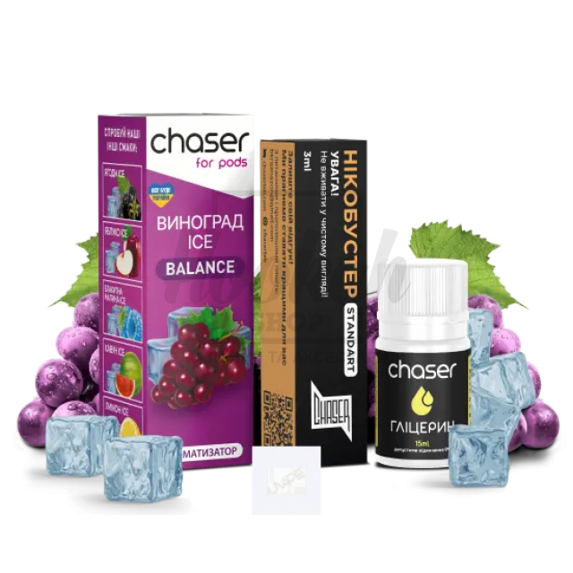 Жидкость Набор Chaser Виноград Лёд 30мл 5%