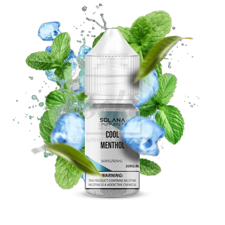 Жидкость SOLANA LIQUID Cool Menthol (Ментол) 30мл 5%