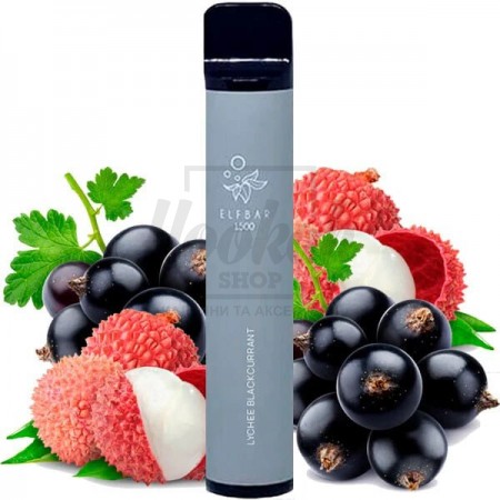 Электронная cигарета Elf Bar 1500 Lychee Blackcurrant (Личи Ежевика)