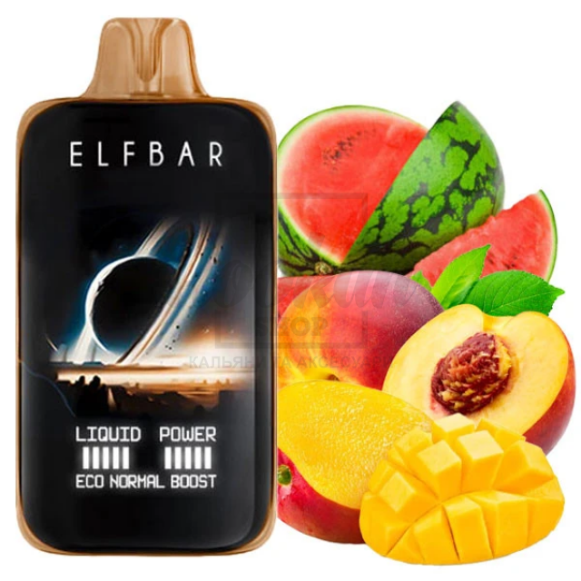 Електронна сигарета Elf Bar MoonNight 40000 Mango Peach Watermelon (Манго Персик Кавун)