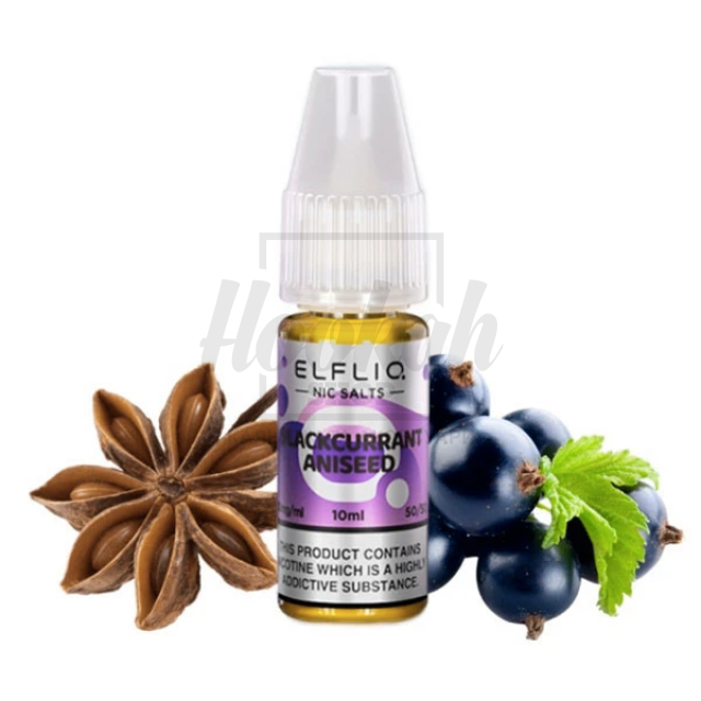 Жидкость Elf Liq Blackcurrant Aniseed (Черная Смородина Анис) 10мл 5%