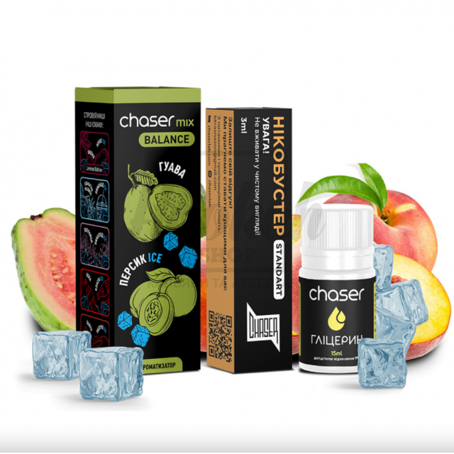Жидкость Набор Chaser Гуава Персик Лёд 30мл 5%