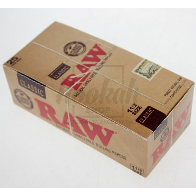Бумага для самокруток RAW Classic 1½" 1шт