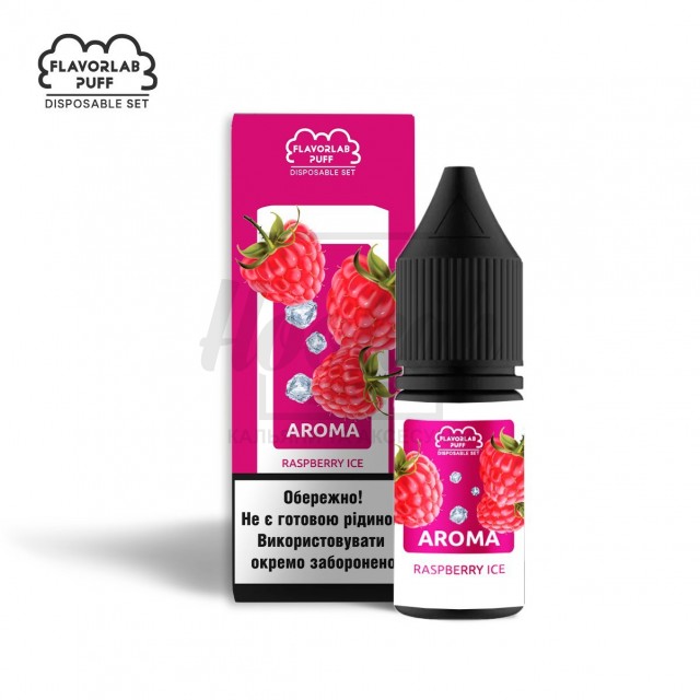 Рідина Набір Flavorlab Puff Raspberry Ice (Малина Лід) 10мл 5%