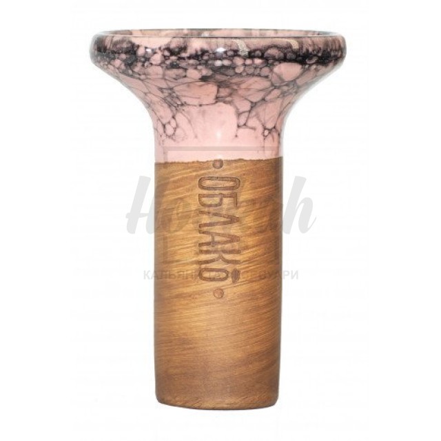 Чаша Облако Flow Black on Pink-black Marble