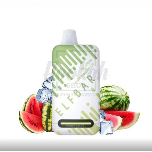 Електронна сигарета Elf Bar BC15000 Watermelon Ice (Кавун Лід)