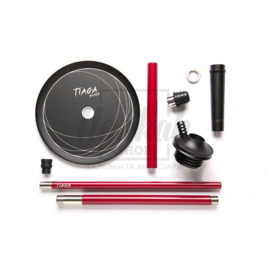 Кальян Tiaga Hookah IRIS Bordo (повний комплект)