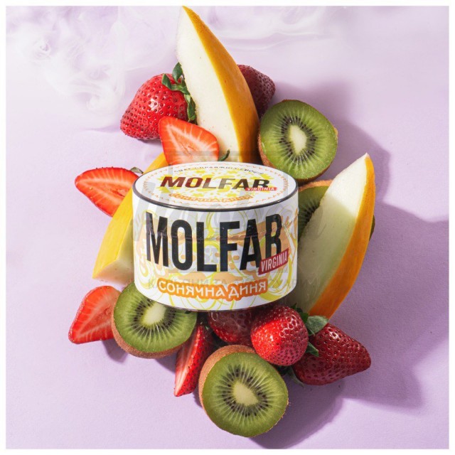 Табак Molfar Virginia Line Сонячна Диня (Дыня Киви Клубника) 100 гр
