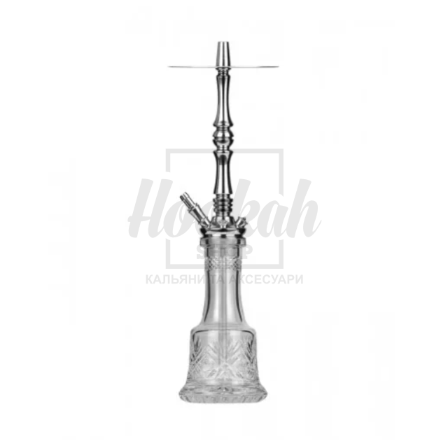 Кальян Moze Tradi Silver L with bowl cut large with mouthpiece
