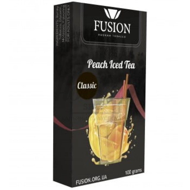 Табак Fusion Classic Peach Iced Tea (Лед Персиковый Чай) 100 гр