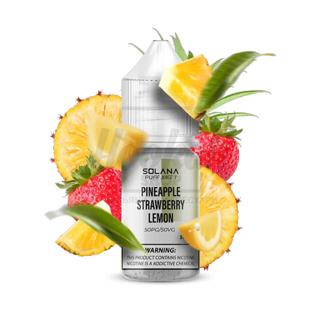 Жидкость SOLANA LIQUID Pineapple Strawberry Lemon (Ананас Клубника Лимон) 30мл 5%