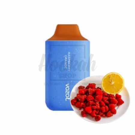 Електронна сигарета Vozol 6000 Raspberry Orange (малина апельсин)