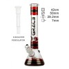 Бонг стеклянный Grace Glass Striped Series Red