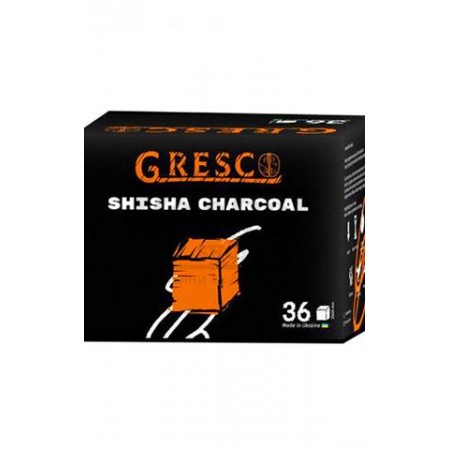 Уголь ореховый Gresco картон (Греско) 0.5 кг кубик