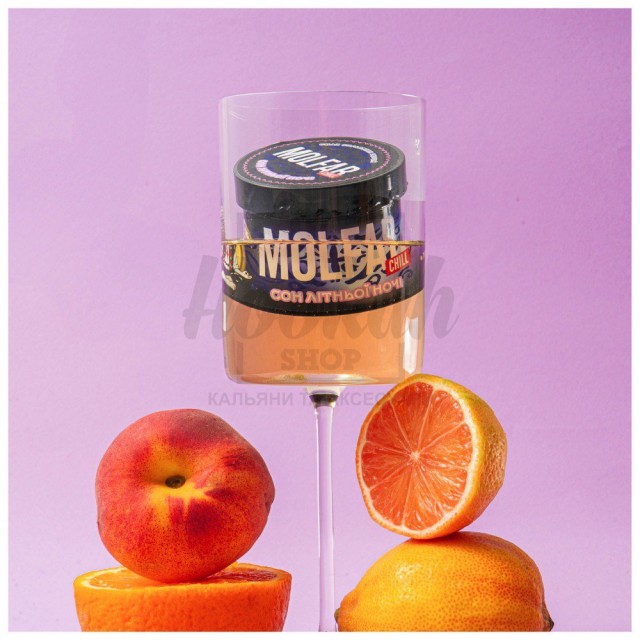 Табак Molfar Chill Line Сон Літньої Ночі (Апельсин Лимон Персик Вино) 100 гр