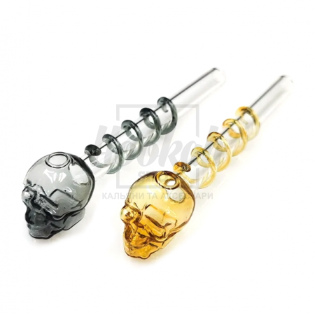 Стеклянная трубка Wax-Oil Burner Skull