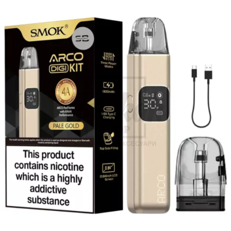 Многоразовая Pod-система Smok Arco Digi Pro Gold