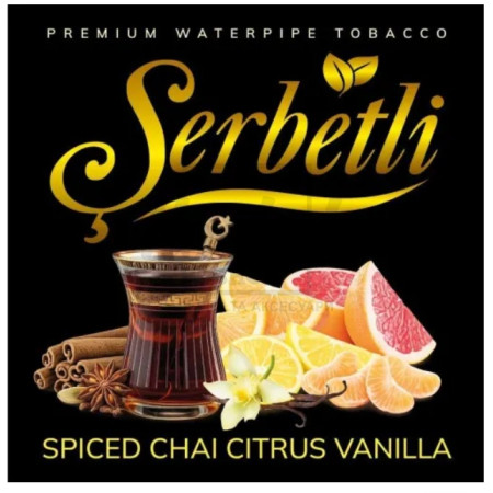 Табак Serbetli Spiced Chai Citrus Vanilla (Пряный Чай Цитрус Ваниль) 100 гр