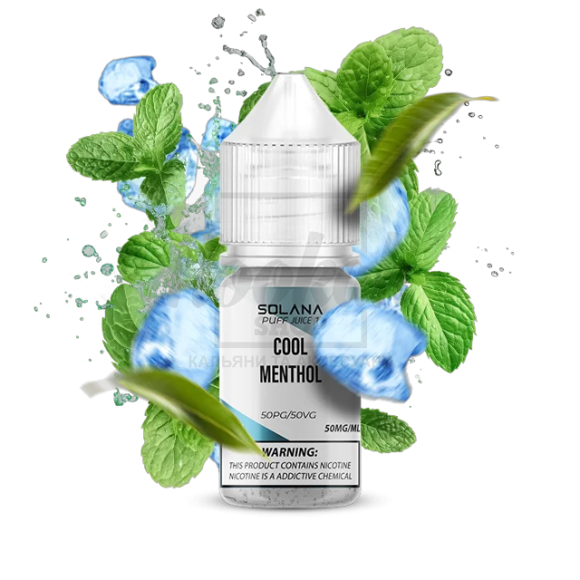 Жидкость SOLANA LIQUID Cool Menthol (Ментол) 30мл 5%