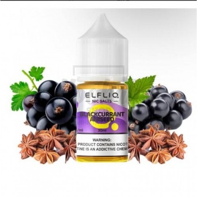 Жидкость Elf Liq Blackcurrant Aniseed (Черная Смородина Анис) 30мл 5%