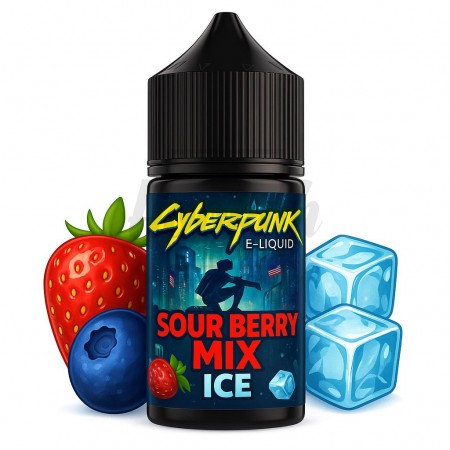 Жидкость Cyberpunk Sour Berry Mix Ice (Кислый Ягодный Микс Лёд) 30мл 5%