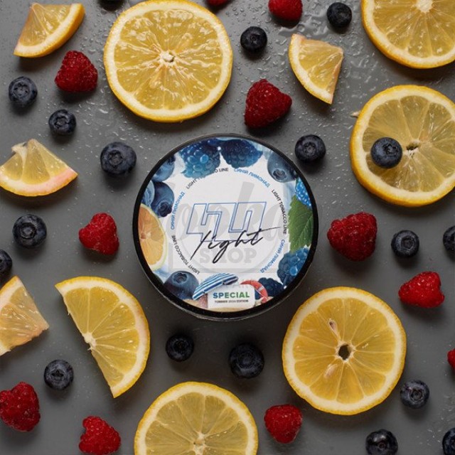 Табак 4:20 Light Line Синий Лимонад (Черника Малина Лимон) 100 гр