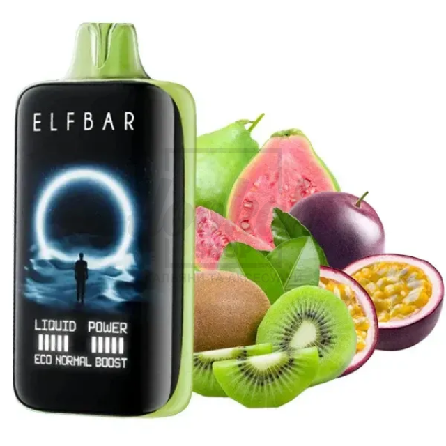 Електронна сигарета Elf Bar MoonNight 40000 Kiwi Passion Fruit Guava (Ківі Маракуя Гуава)