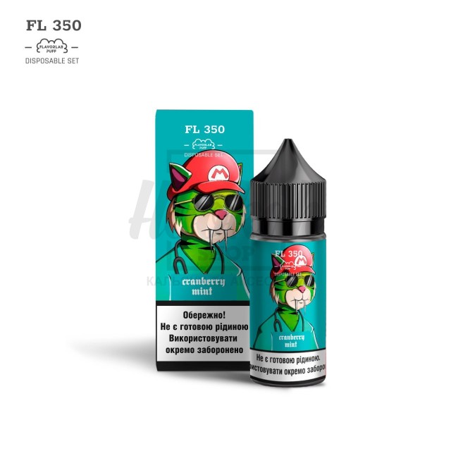 Жидкость Набор Flavorlab FL350 Cranberry Mint (Клюква Мята)  30мл 5%