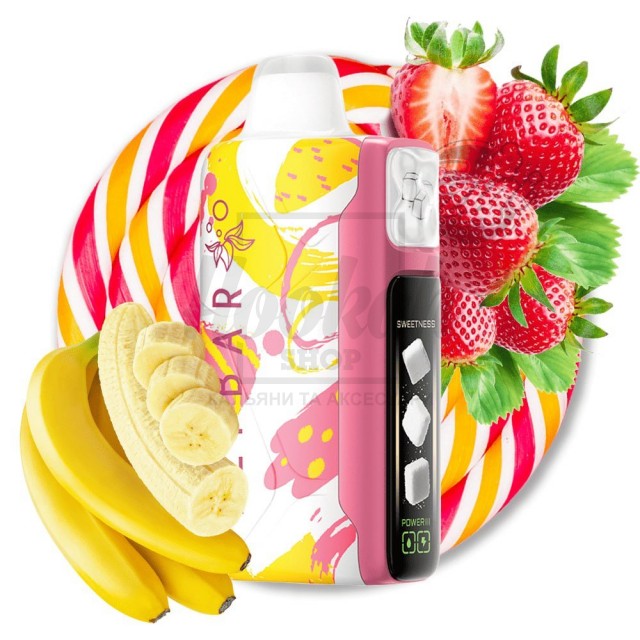 Электронная сигарета Elf Bar Sweet King 30000 Strawberry Banana (Клубника Банан)