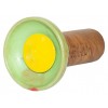 Чаша Облако Flow Yellow on Light Green-red Marble