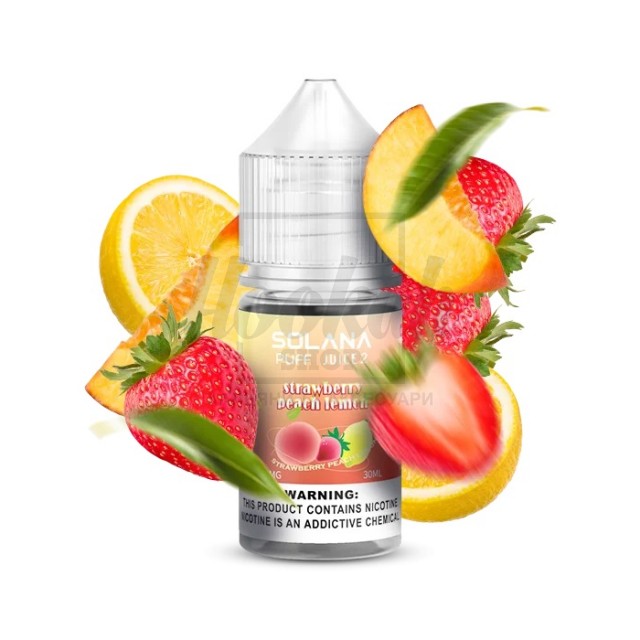 Жидкость SOLANA LIQUID Strawberry Peach Lemon (Клубника Персик Лимон) 30мл 5%