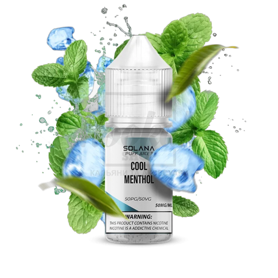 Жидкость SOLANA LIQUID Cool Menthol (Ментол) 30мл 5%