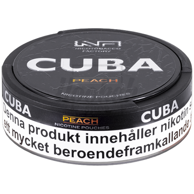 Снюс Cuba Black Peach 43 mg/pouch 66 mg/g (Персик)