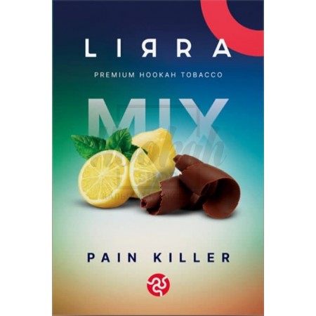 Тютюн Lirra Pain Killer (Лимон Шоколад М'ята) 50 гр