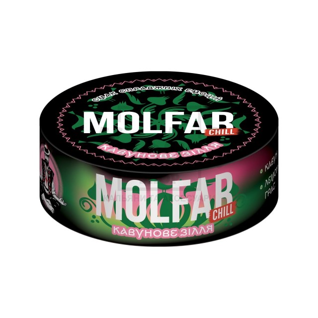 Табак Molfar Chill Line Кавунове Зілля (Арбуз Лемонграсс) 100 гр