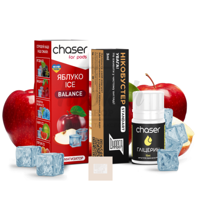 Жидкость Набор Chaser Яблоко Лёд 30мл 5%
