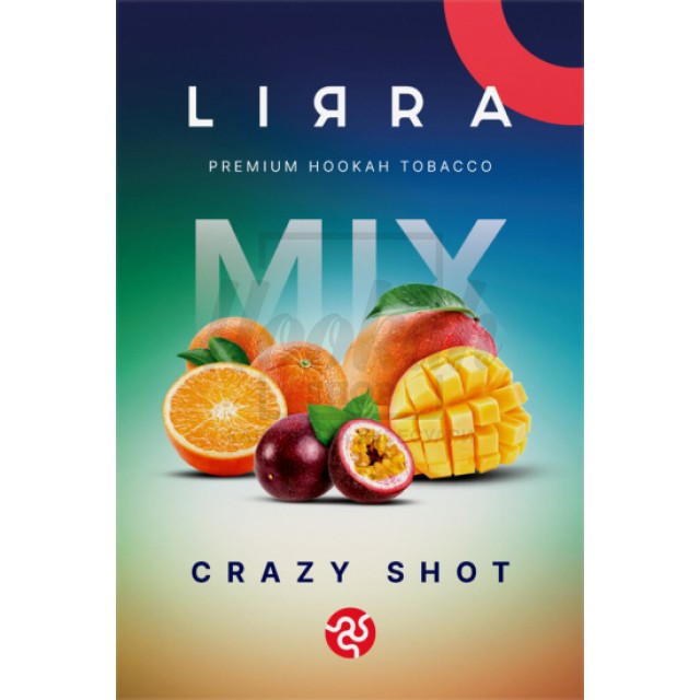Табак Lirra Crazy Shot (Маракуя Манго Апельсин) 50 гр