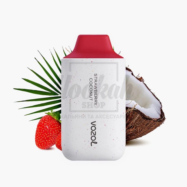 Електронна сигарета Vozol 6000 Strawberry Coconut (полуниця кокос)