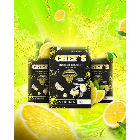 Тютюн Chefs Sour Lemon (Кислий Лимон) 100 гр
