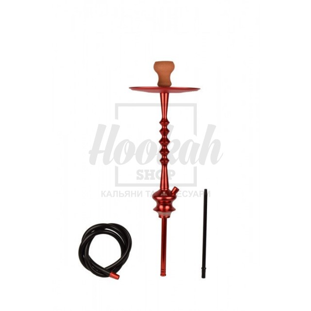 Кальян Kaya Elox 30CМ Clear Alum Plug Red 2S