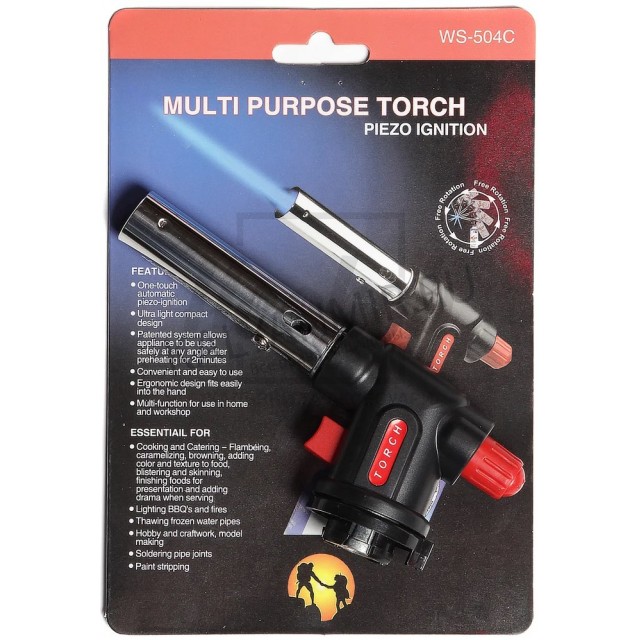 Газовий пальник для розпалювання вугілля TORCH 201