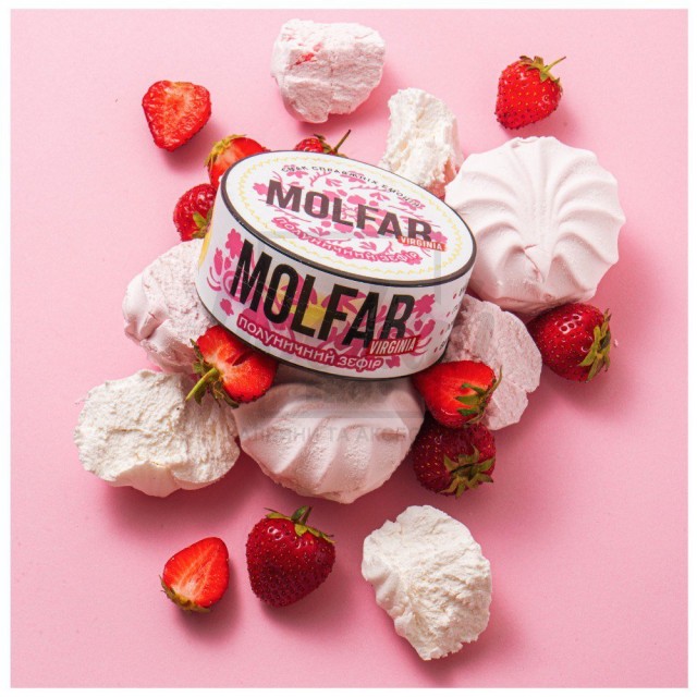 Тютюн Molfar Virginia Line Полуничний Зефір (Полуничний Зефір) 100 гр