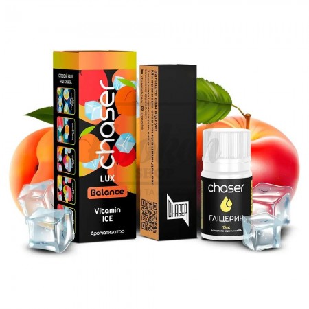 Жидкость Набор Chaser Lux Vitamin Ice (Персик Яблоко Лёд) 30мл 5%