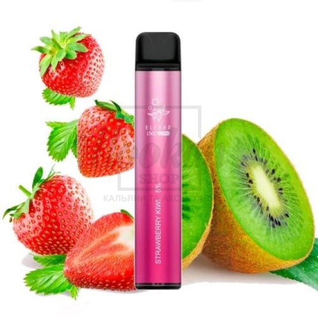 Электронная сигарета Elf Bar 1500 Ultra Strawberry Kiwi (Клубника Киви)