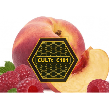 Табак CULT C101 Raspberry Peach (Малина Персик) 100 гр