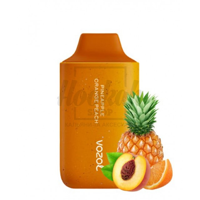 Электронная сигарета Vozol 6000 Pineapple Orange Peach (ананас апельсин персик)