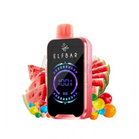 Електронна сигарета Elf Bar RAYA D2 20000 Watermelon Bubble Gum (Кавунова Жуйка)