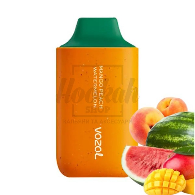 Електронна сигарета Vozol 6000 Mango Peach Watermelon (манго персик кавун)