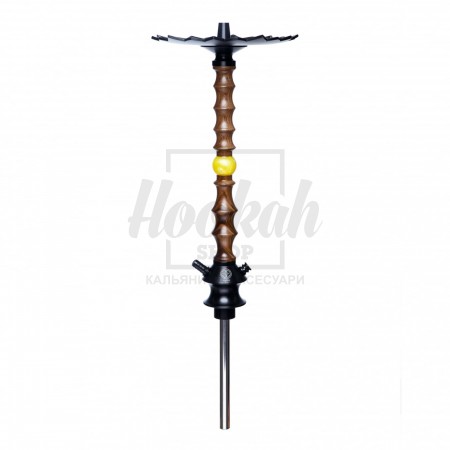 Шахта для кальяна Karma 1.1 Walnut yellow желтый орех + Блюдце